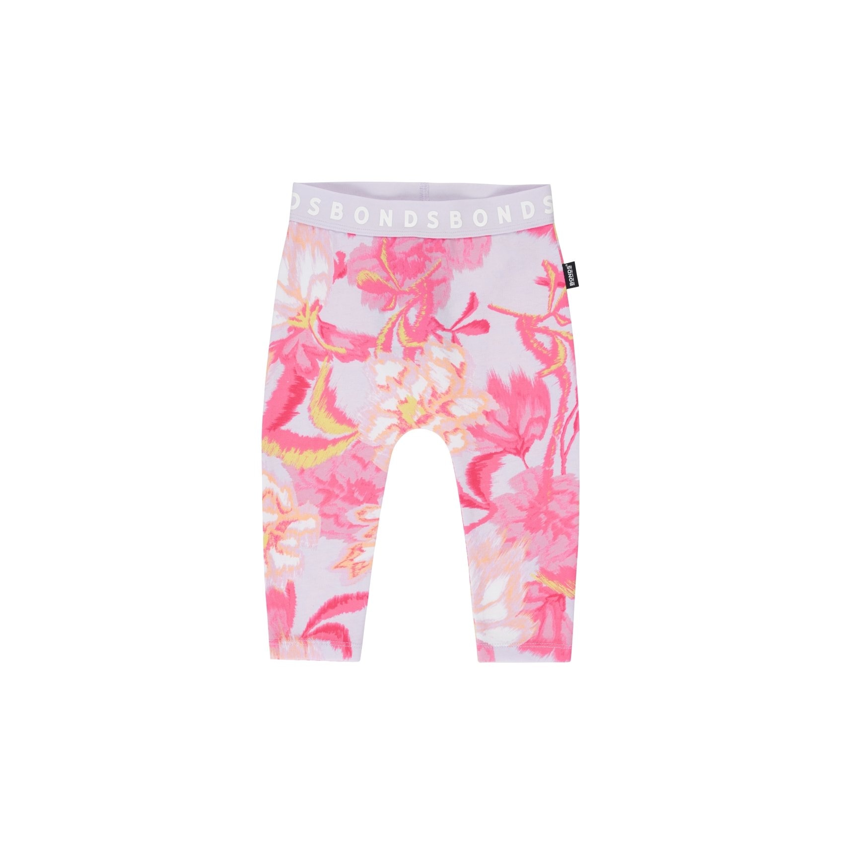 Product photograph of Bonds Leggings - Blurred Blooms Pink 12 - 18 Months from Sheridan UK