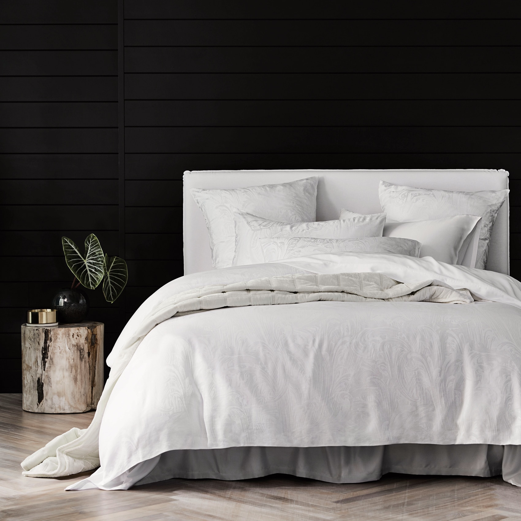 Product photograph of Sheridan Sanderling Tencel Lyocell Quilt Cover Set - White Single from Sheridan UK