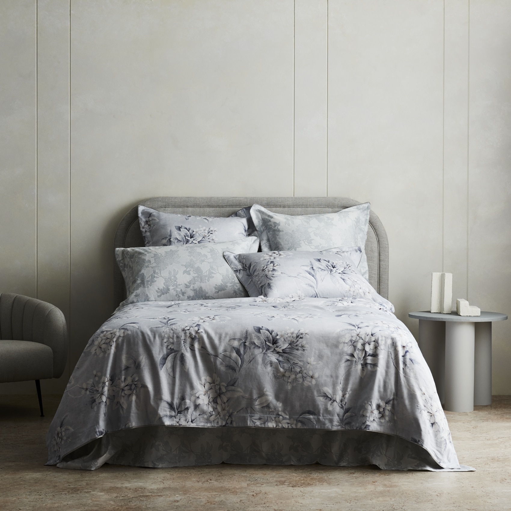 Product photograph of Sheridan Casal Quilt Cover Set - Silver Grey King from Sheridan UK