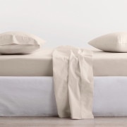 Sheridan 300Tc Organic Percale Pillowcase (Pair) - Natural