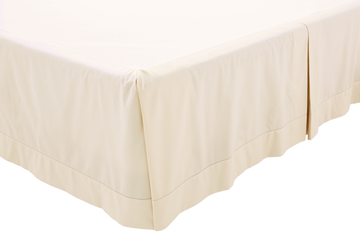 Product photograph of Sheridan 1000tc Luxury Cotton Bed Skirt - Chalk Super King from Sheridan UK